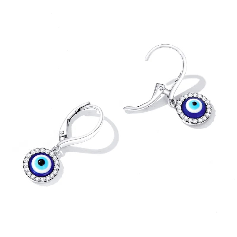 (afbeelding voor) Pandora Style Hars Devil Eye Oorbellen - BSE638 - Bekijken 3