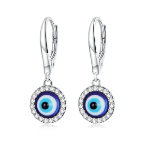 (afbeelding voor) Pandora Style Hars Devil Eye Oorbellen - BSE638