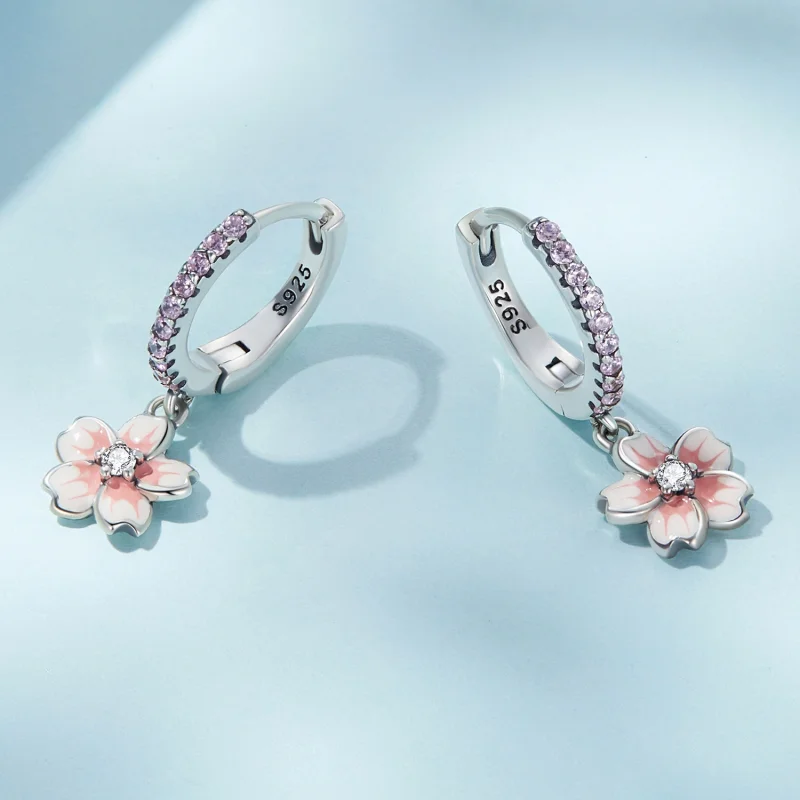 (afbeelding voor) Pandora Style Kersenbloesems Oorbellen - SCE1509 - Bekijken 3