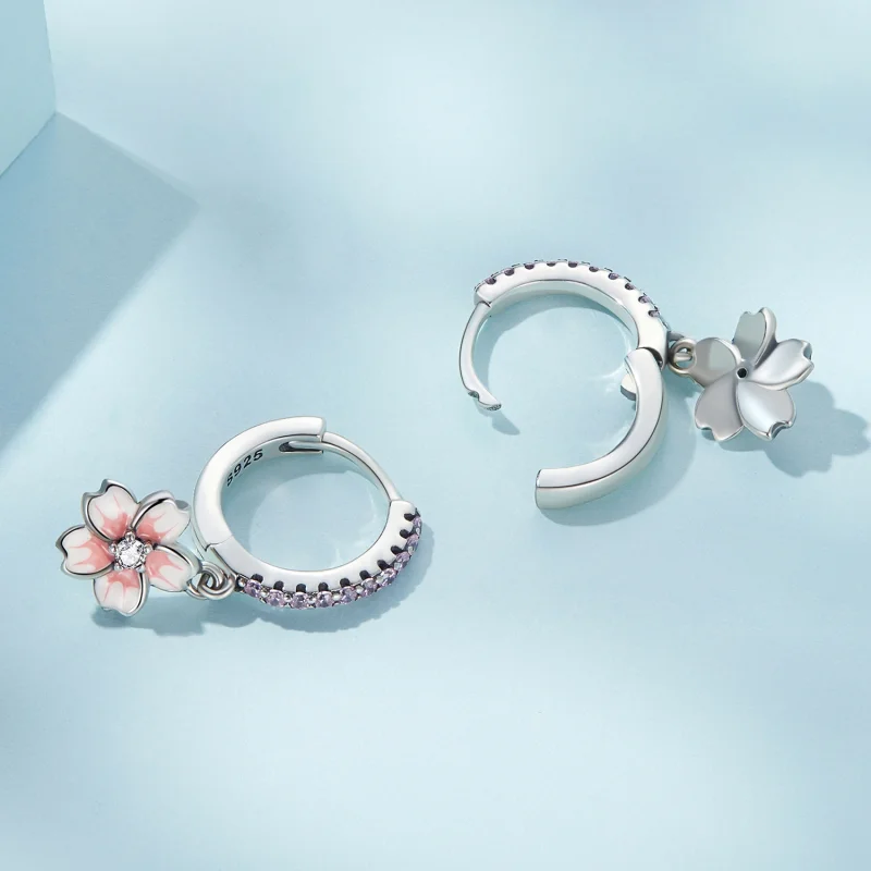 (afbeelding voor) Pandora Style Kersenbloesems Oorbellen - SCE1509 - Bekijken 4