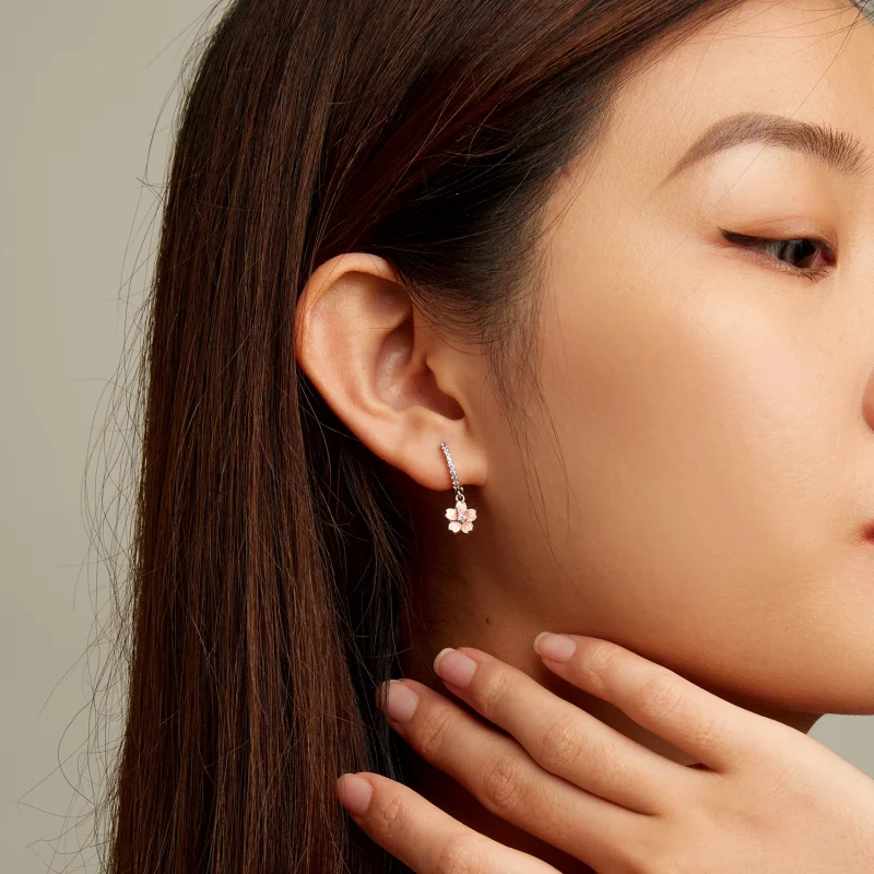 (afbeelding voor) Pandora Style Kersenbloesems Oorbellen - SCE1509 - Bekijken 5