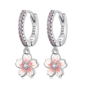 (afbeelding voor) Pandora Style Kersenbloesems Oorbellen - SCE1509
