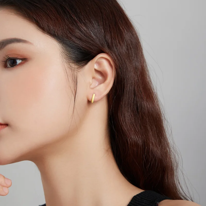 (afbeelding voor) Pandora Style Klein Geel Oorbellen - BSE488-YE - Bekijken 3