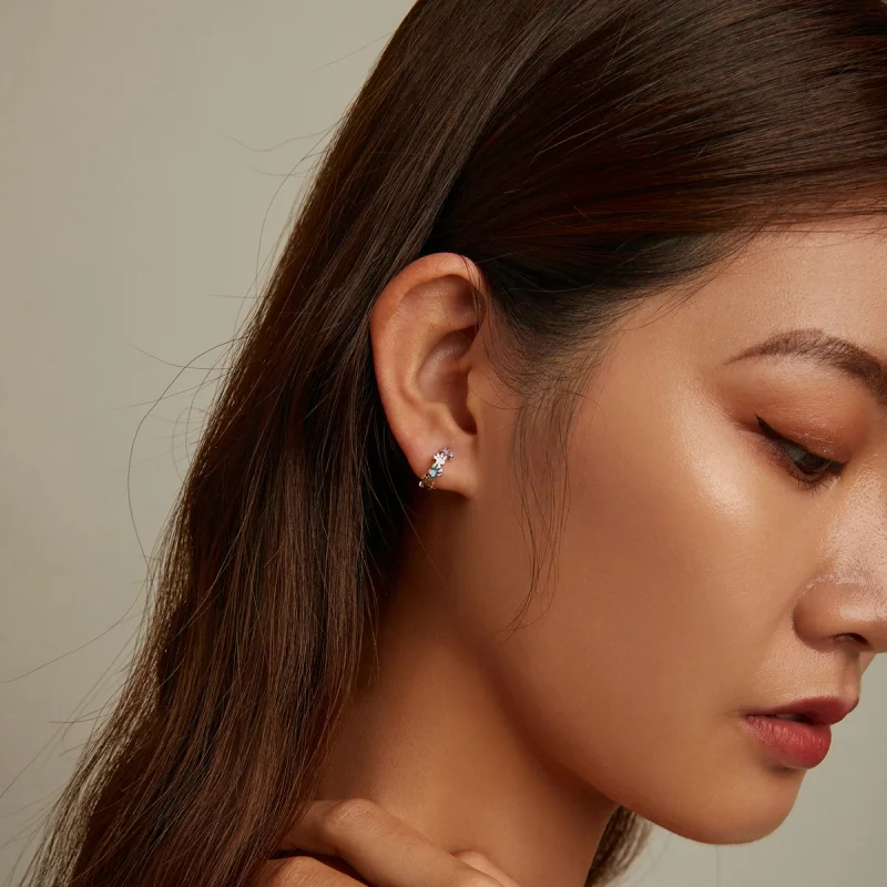 (afbeelding voor) Pandora Style Kleurrijke Klauwen Oorbellen - BSE580 - Bekijken 6