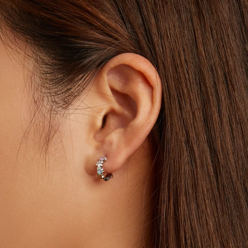 (afbeelding voor) Pandora Style Kleurrijke Klauwen Oorbellen - BSE580 - Bekijken 7