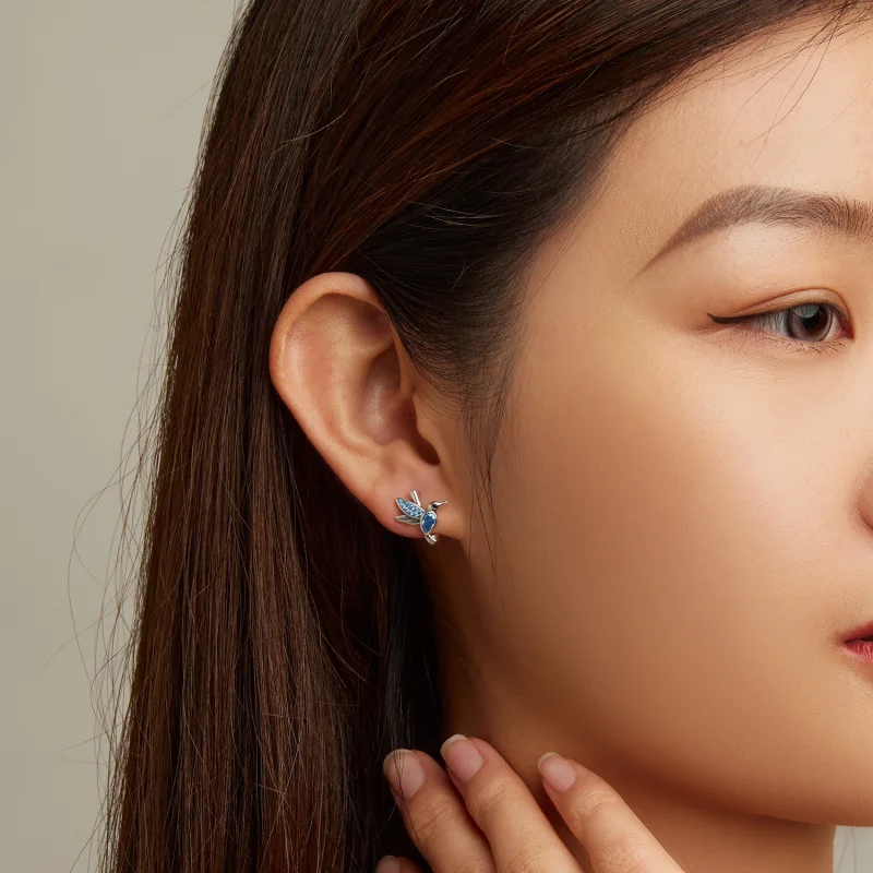 (afbeelding voor) Pandora Style Kolibrie Oorbellen - SCE1503 - Bekijken 5