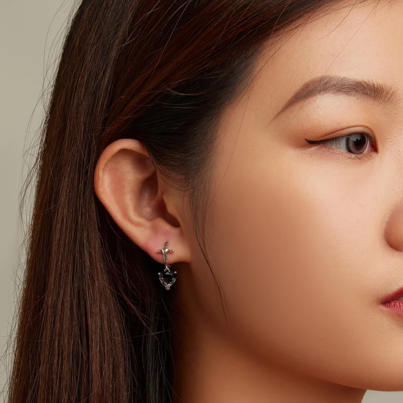 (afbeelding voor) Pandora Style Kruis Oorbellen - SCE1518 - Bekijken 7