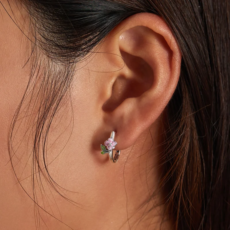 (afbeelding voor) Pandora Style Lentekersenbloesems Oorbellen - SCE1287 - Bekijken 5