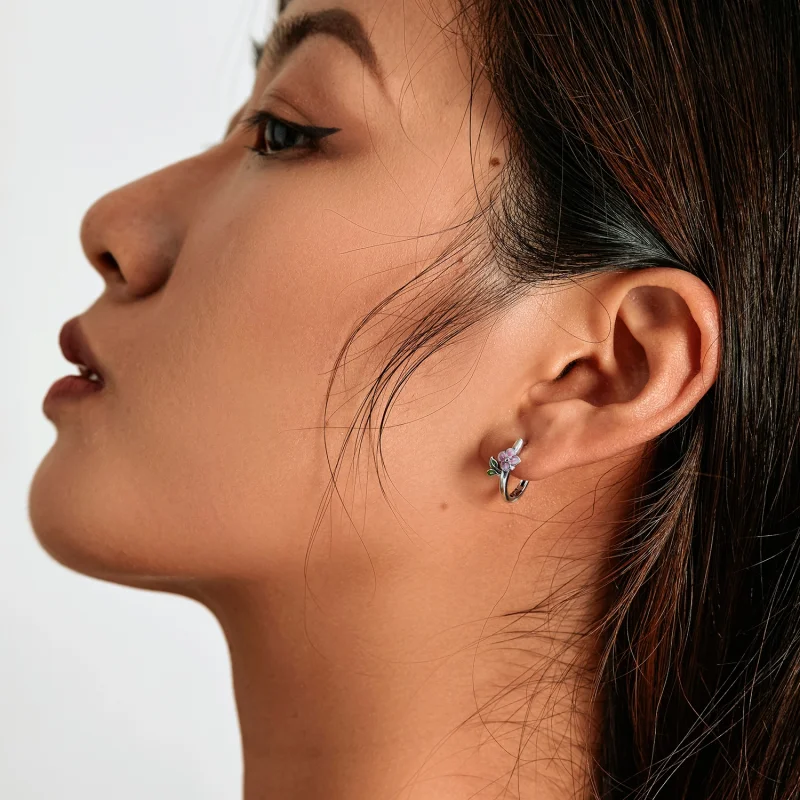 (afbeelding voor) Pandora Style Lentekersenbloesems Oorbellen - SCE1287 - Bekijken 6