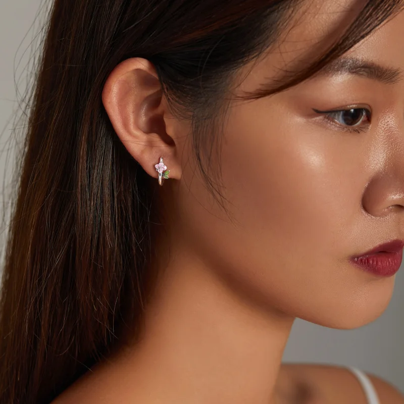 (afbeelding voor) Pandora Style Lentekersenbloesems Oorbellen - SCE1287 - Bekijken 7