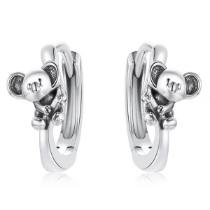 (afbeelding voor) Pandora Style Leuke Koala Oorbellen - BSE507