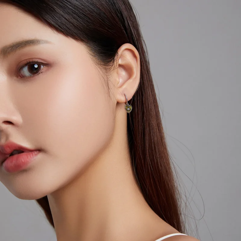 (afbeelding voor) Pandora Style Love Devil Eyes - Citroen geel Oorbellen - SCE1270-YE - Bekijken 3