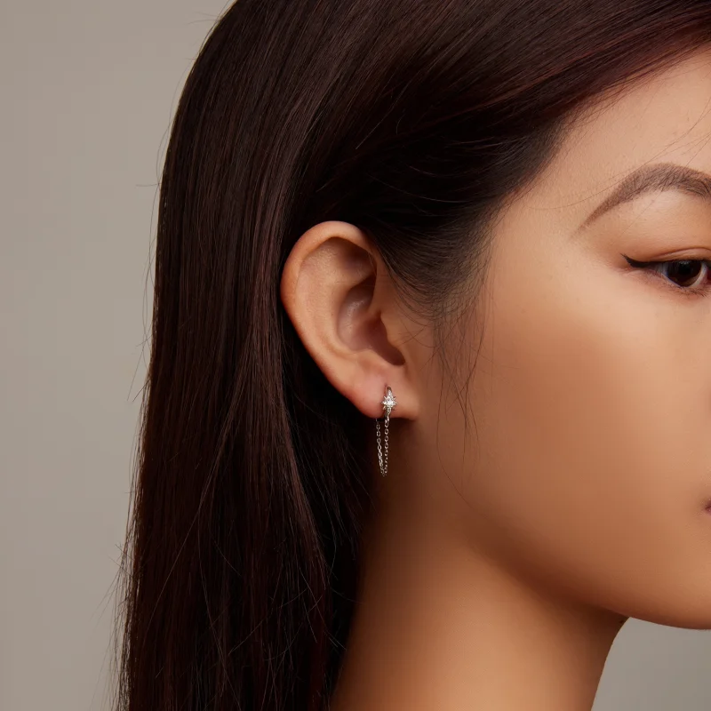 (afbeelding voor) Pandora Style Mans Ster Oorbellen - BSE699 - Bekijken 7