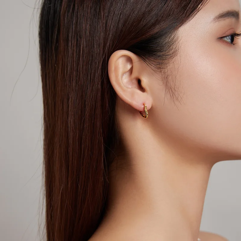 (afbeelding voor) Pandora Style Metalen hart Oorbellen - SCE1174-B - Bekijken 5