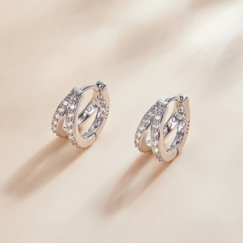 (afbeelding voor) Pandora Style Moderne Vrouw Oorbellen - SCE1187-A - Bekijken 2