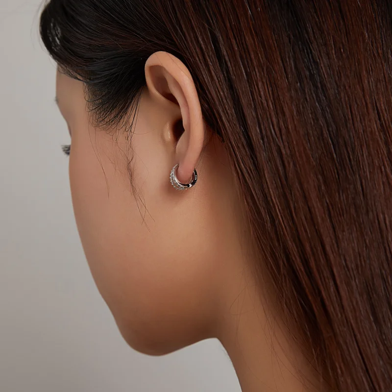 (afbeelding voor) Pandora Style Moderne Vrouw Oorbellen - SCE1187-A - Bekijken 6