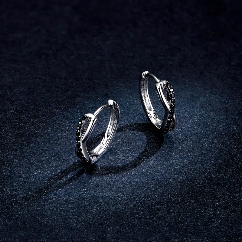 (afbeelding voor) Pandora Style Oneindigheidssymbool Oorbellen - BSE399 - Bekijken 5