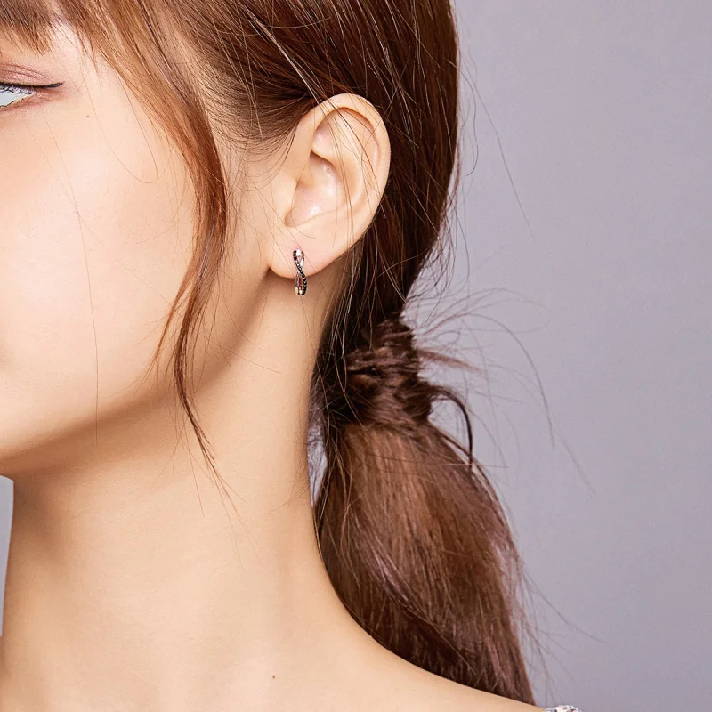 (afbeelding voor) Pandora Style Oneindigheidssymbool Oorbellen - BSE399 - Bekijken 7