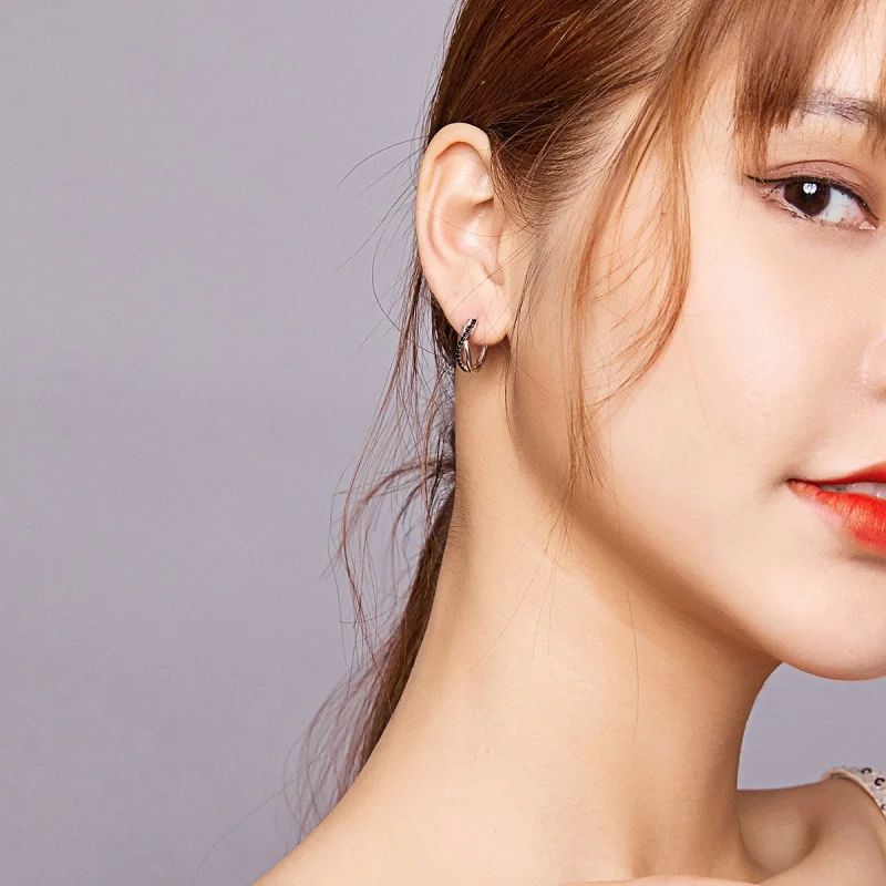 (afbeelding voor) Pandora Style Oneindigheidssymbool Oorbellen - BSE399 - Bekijken 8