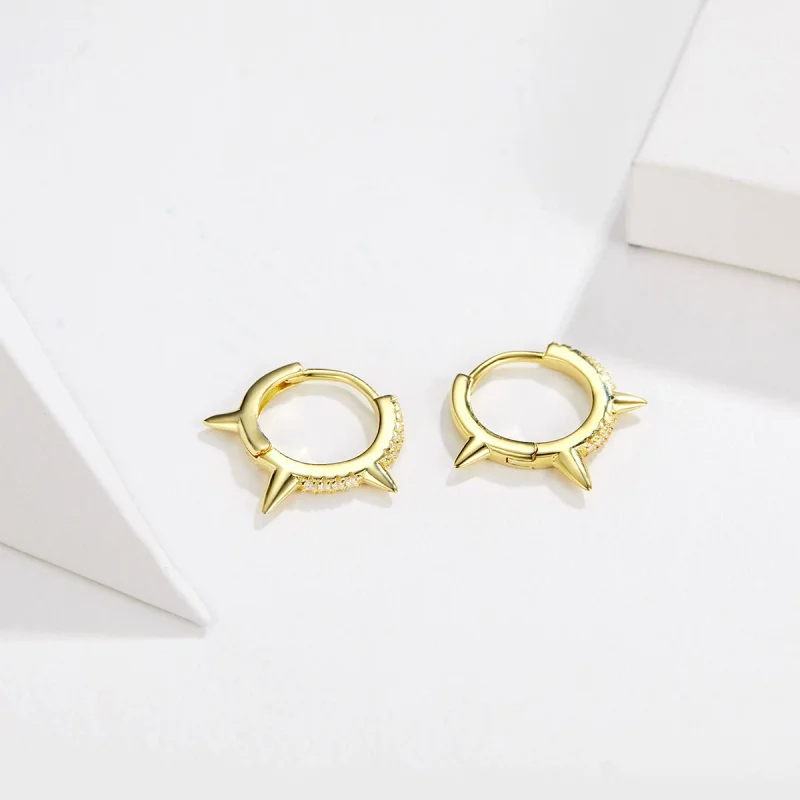 (afbeelding voor) Pandora Style Onregelmatige geometrie Oorbellen - BSE168 - Bekijken 3