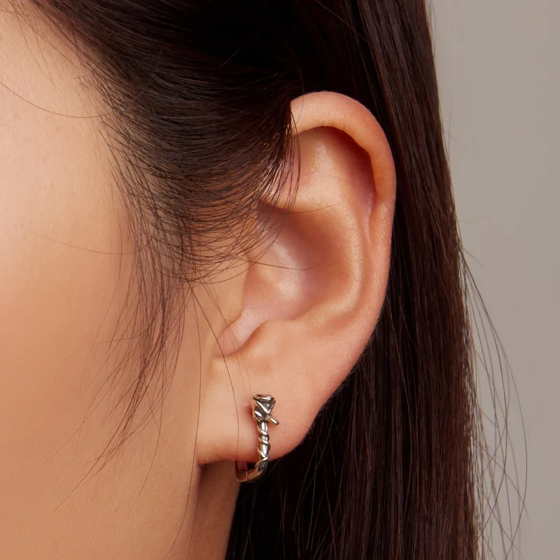 (afbeelding voor) Pandora Style Rozen Oorbellen - BSE716 - Bekijken 5