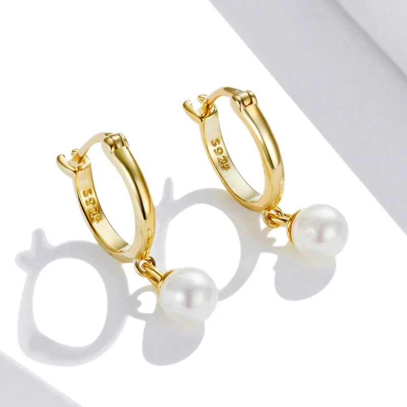 (afbeelding voor) Pandora Style Shell Kralen Oorbellen - SCE1257 - Bekijken 3