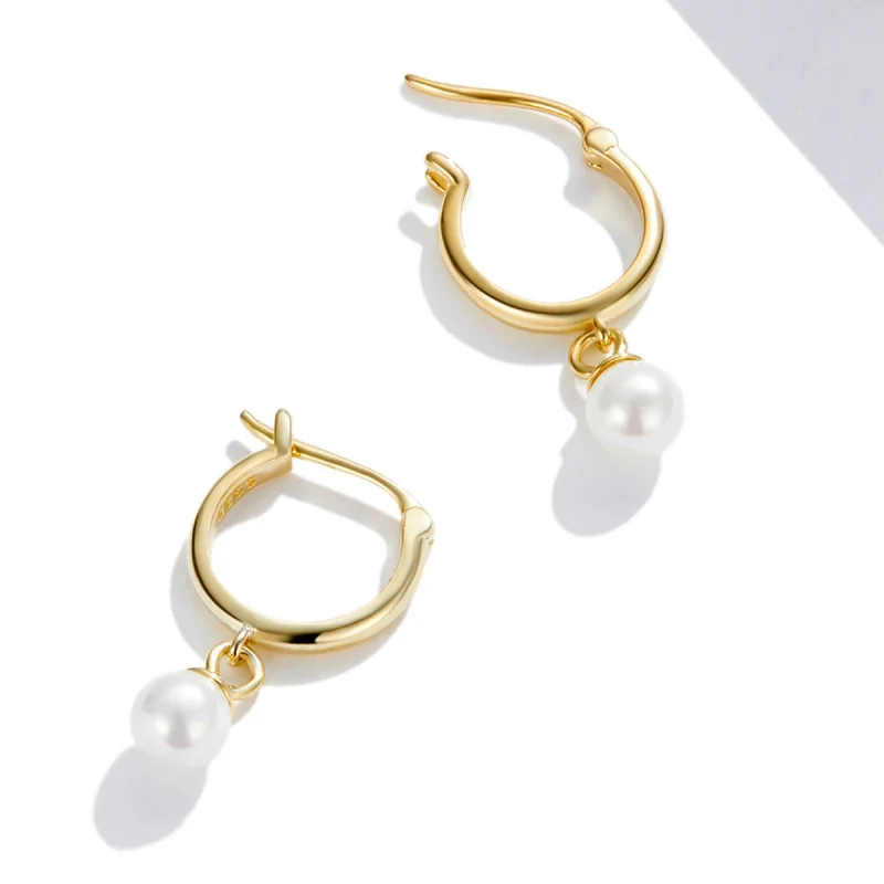 (afbeelding voor) Pandora Style Shell Kralen Oorbellen - SCE1257 - Bekijken 4