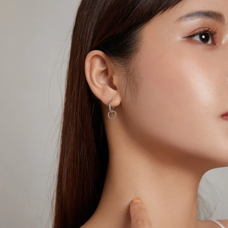 (afbeelding voor) Pandora Style Shuanghuan Oorbellen - SCE1199 - Bekijken 8