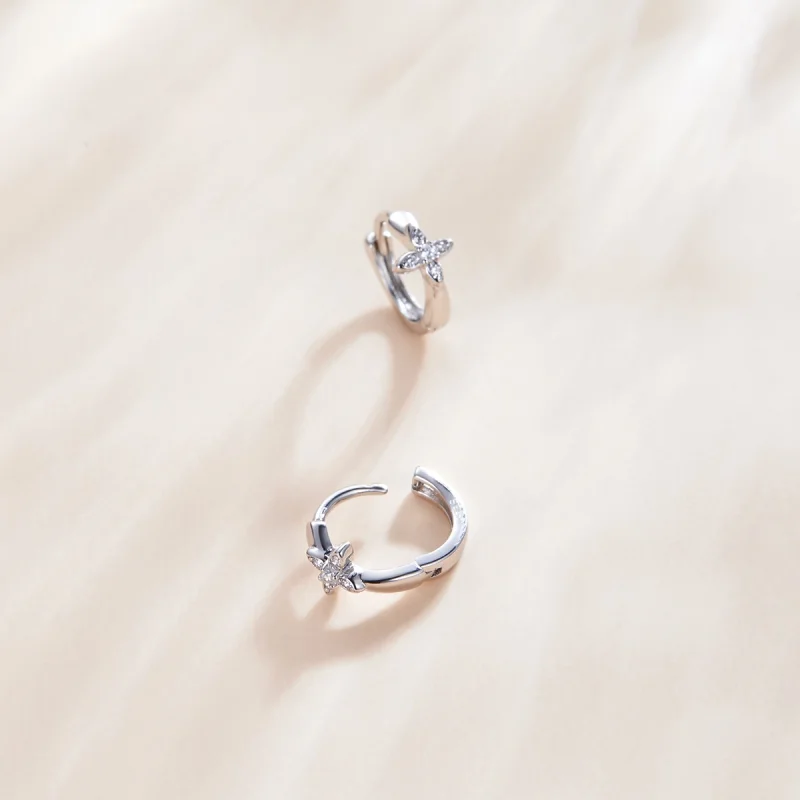 (afbeelding voor) Pandora Style Sparkle Bloem Oorbellen - SCE1043 - Bekijken 3