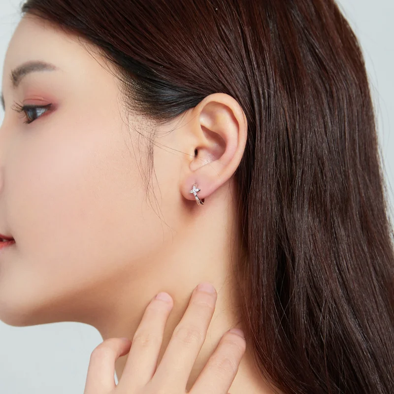 (afbeelding voor) Pandora Style Sparkle Bloem Oorbellen - SCE1043 - Bekijken 6