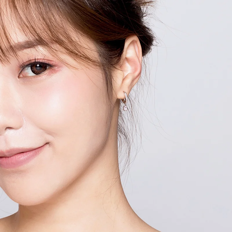 (afbeelding voor) Pandora Style Zirkoon Liefde Oorbellen - BSE157 - Bekijken 6