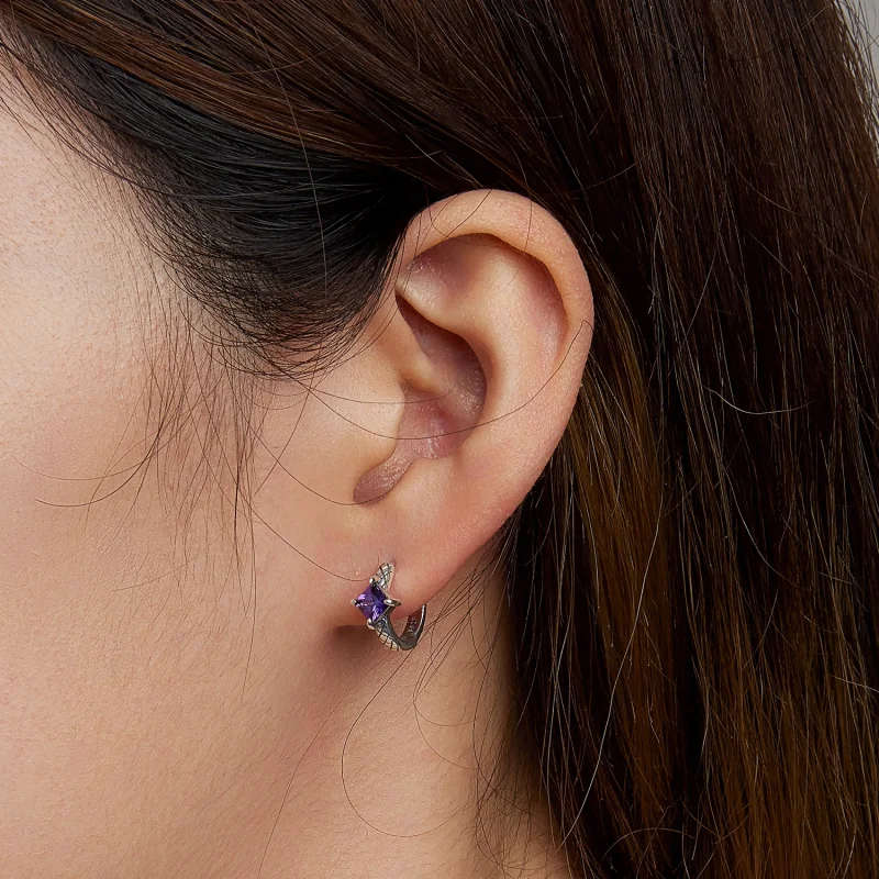 (afbeelding voor) Pandora Style Zirkoon Snake Patroon Oorbellen - SCE1417 - Bekijken 5