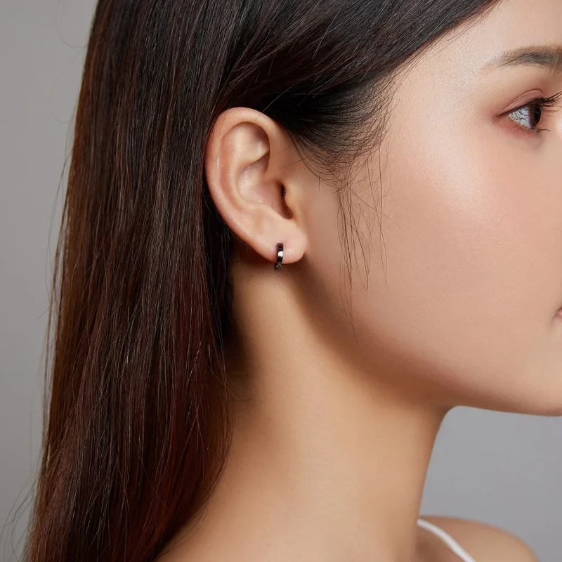 (afbeelding voor) Pandora Style Zwart Goud Oorbellen - SCE1230 - Bekijken 5