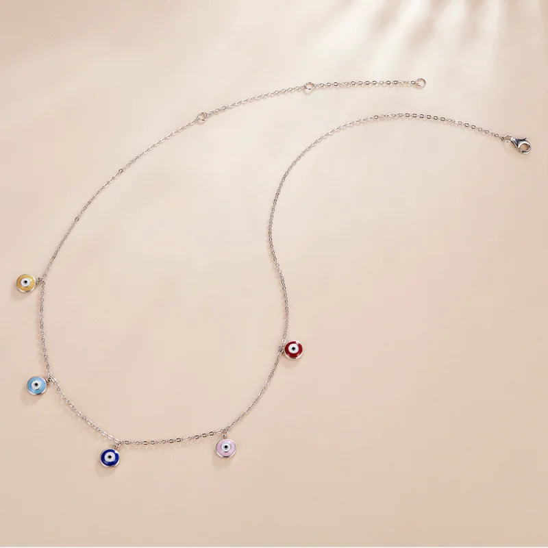 (afbeelding voor) Pandora Style Beschermoog Ketting - SCN463 - Bekijken 2