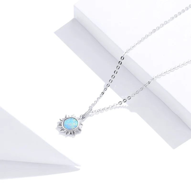 (afbeelding voor) Pandora Style Blauwe Zon Chain Ketting - SCN399 - Bekijken 5