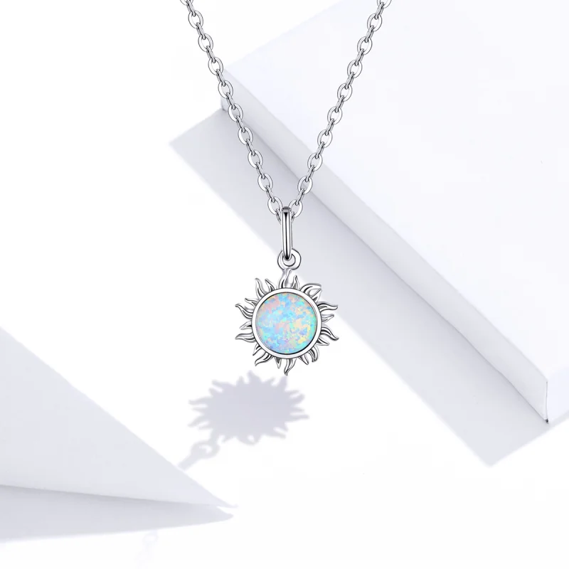 (afbeelding voor) Pandora Style Blauwe Zon Chain Ketting - SCN399 - Bekijken 7