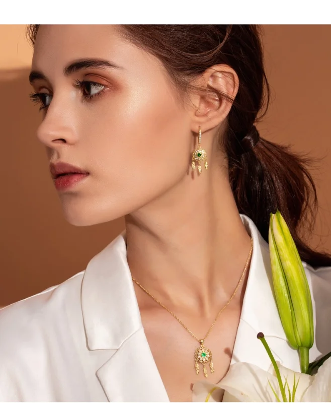 (afbeelding voor) Pandora Style Dromenvanger Ketting - SCN263-B - Bekijken 3