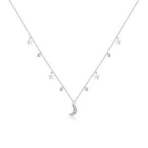 (afbeelding voor) Pandora Style Droom Ster Maan Chain Ketting - SCN420