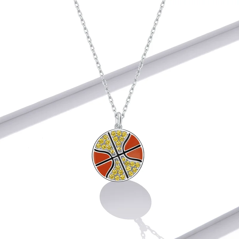 (afbeelding voor) Pandora Style Dynamisch basketbal Ketting - BSN203 - Bekijken 5