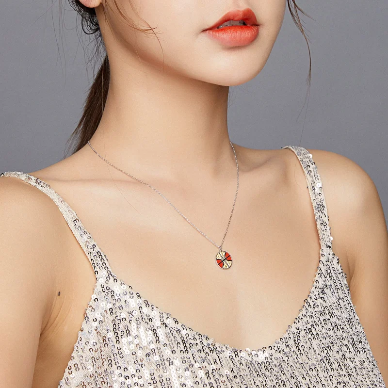 (afbeelding voor) Pandora Style Dynamisch basketbal Ketting - BSN203 - Bekijken 7