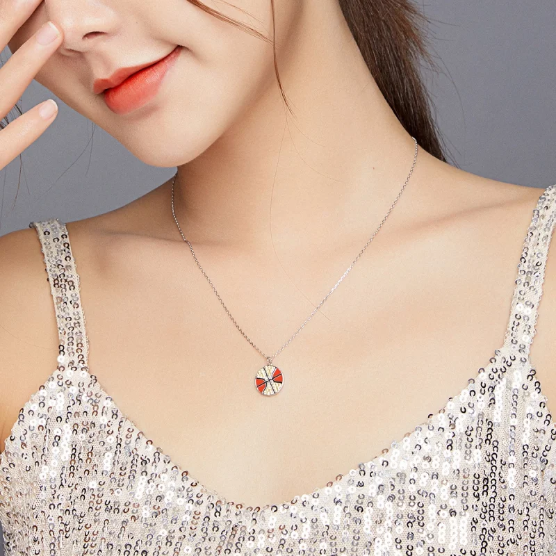 (afbeelding voor) Pandora Style Dynamisch basketbal Ketting - BSN203 - Bekijken 8