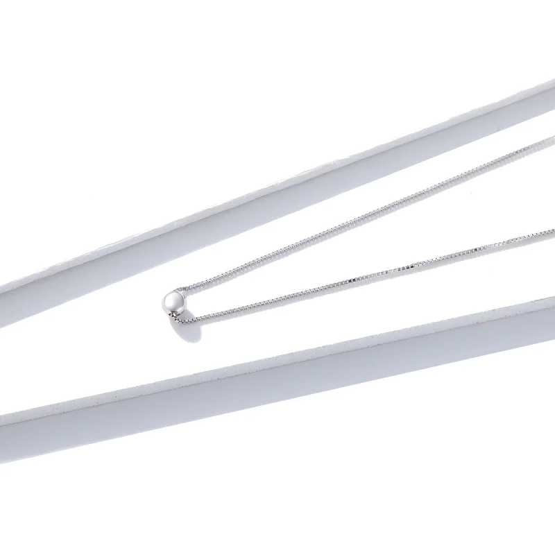 (afbeelding voor) Pandora Style Eenvoudige Boon Chain Ketting - BSN097 - Bekijken 2