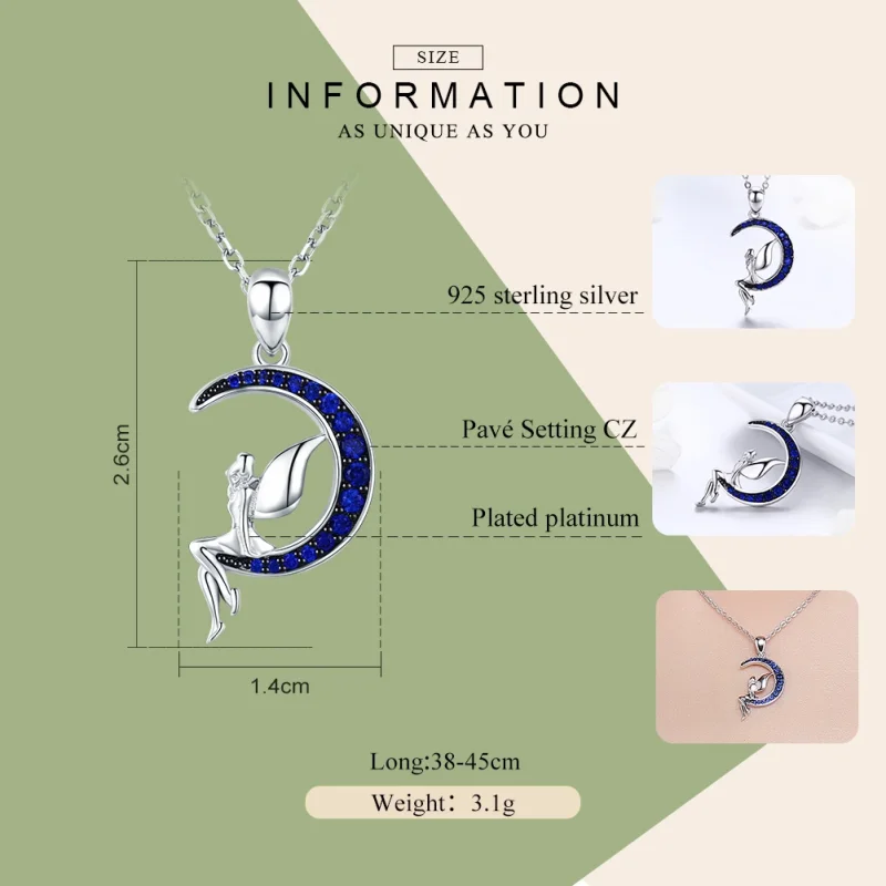 (afbeelding voor) Pandora Style Fee van de nacht Chain Ketting - SCN244 - Bekijken 3