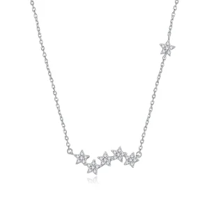 (afbeelding voor) Pandora Style Fonkelende sterren Chain Ketting - SCN419