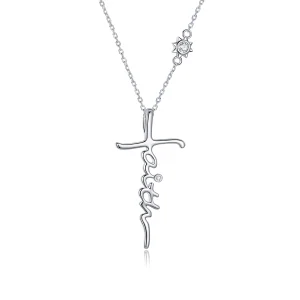 (afbeelding voor) Pandora Style Geloof van het kruis Ketting - BSN231