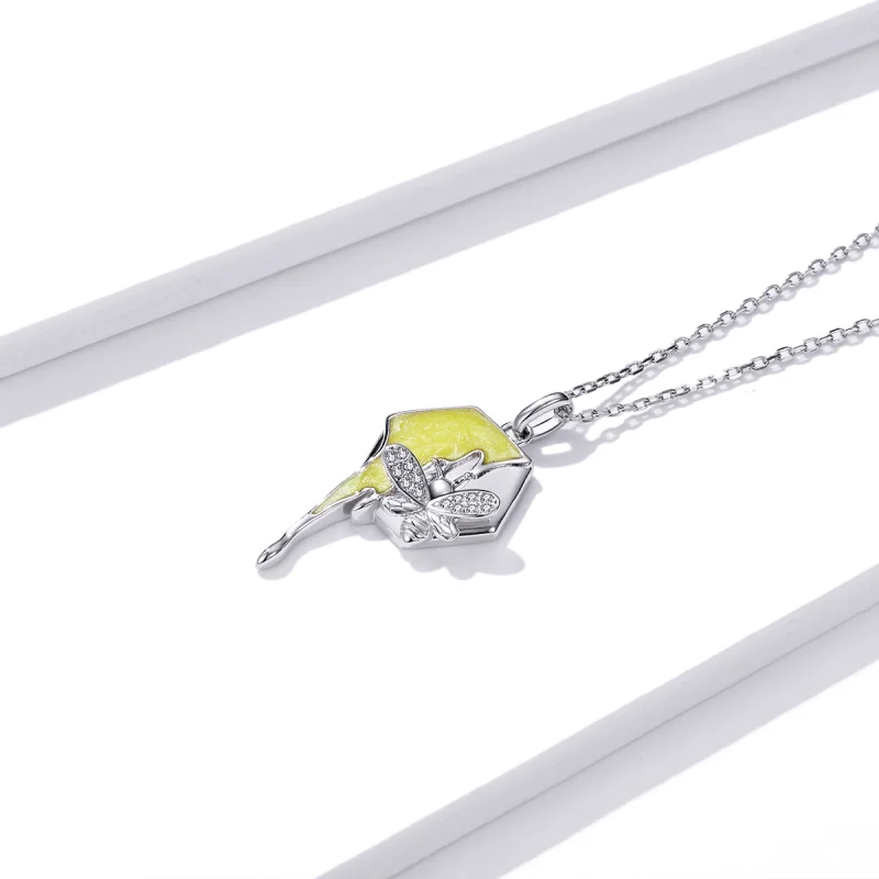 (afbeelding voor) Pandora Style Glanzende bijenkorf Ketting - BSN213 - Bekijken 2