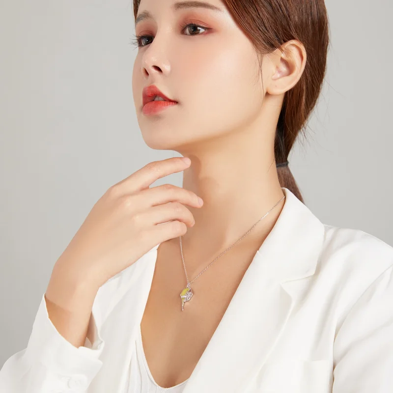 (afbeelding voor) Pandora Style Glanzende bijenkorf Ketting - BSN213 - Bekijken 8