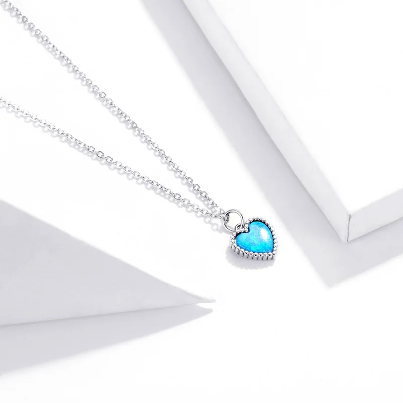 (afbeelding voor) Pandora Style Hart Chain Ketting - SCN413 - Bekijken 3