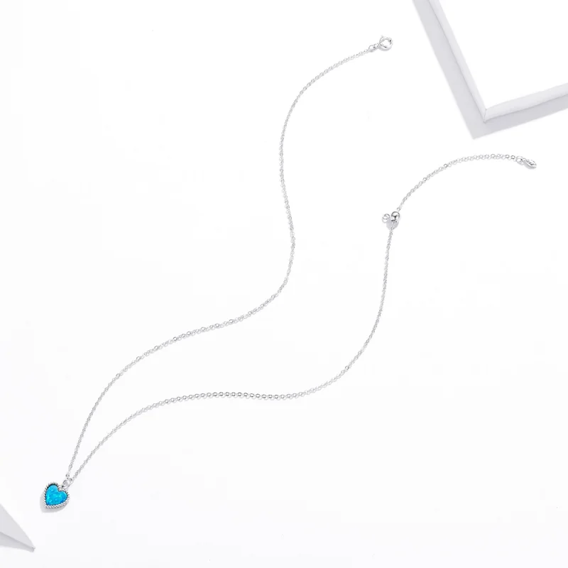 (afbeelding voor) Pandora Style Hart Chain Ketting - SCN413 - Bekijken 4