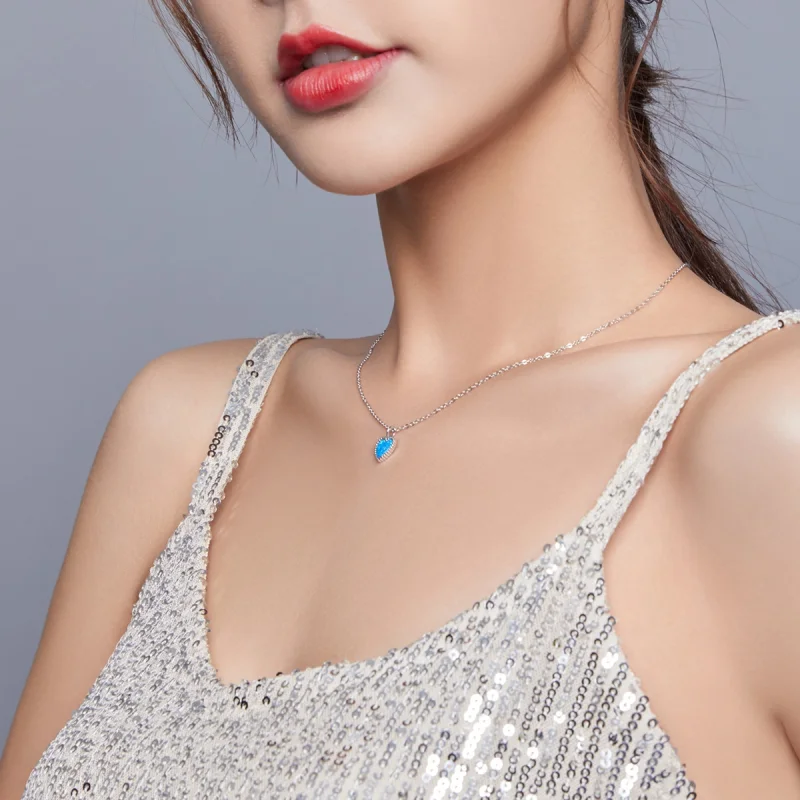 (afbeelding voor) Pandora Style Hart Chain Ketting - SCN413 - Bekijken 6